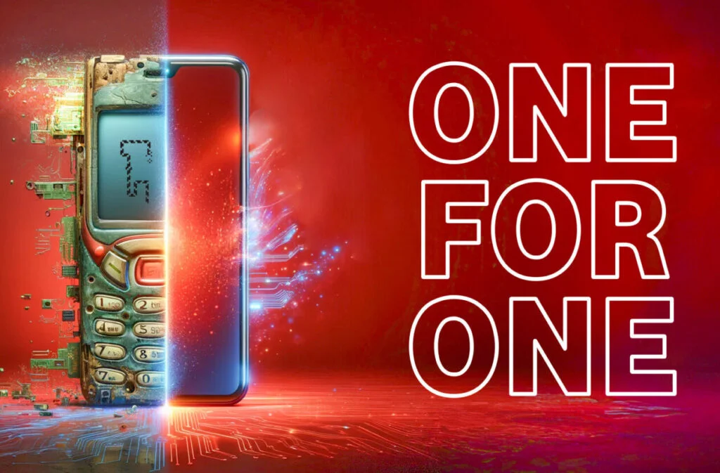 One for One Vodafone banner